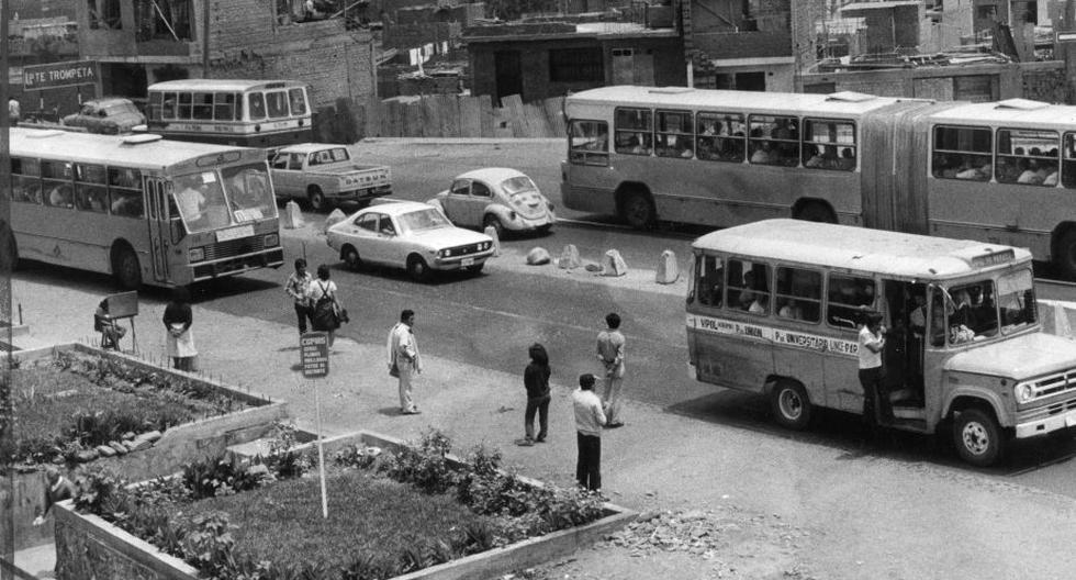 Foto de una avenida del distrito de San Martín de Porres a inicios de la década de 1960 (Archivo Histórico El Comercio)