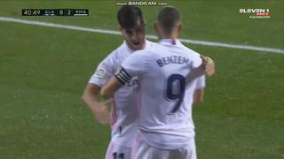 Real Madrid vs. Alavés: taco de Eden Hazard, genial definición de Karim Benzema y el 2-0 de los blancos | VIDEO