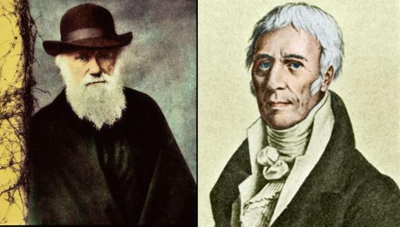 La teoría del inglés Charles Darwin (izq.) eclipsó la del francés Lamarck (der.). (Foto: Science Photo Library)