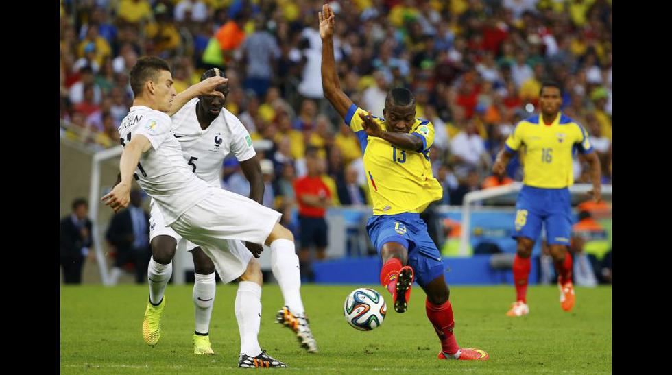 Ecuador vs. Francia fotos del partido del Mundial Brasil 2014