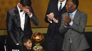 Cristiano Ronaldo: la emoción al recibir el Balón de Oro