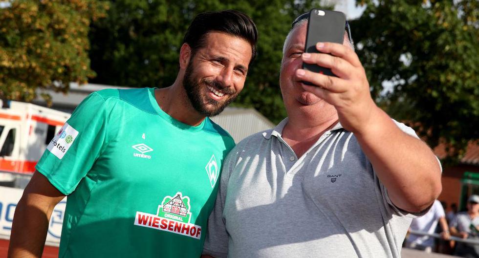 Claudio Pizarro viene sumando 54\' en la presente temporada con el Werder Bremen. | Foto: Getty