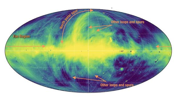 This is what our galaxy looks like in radio waves.