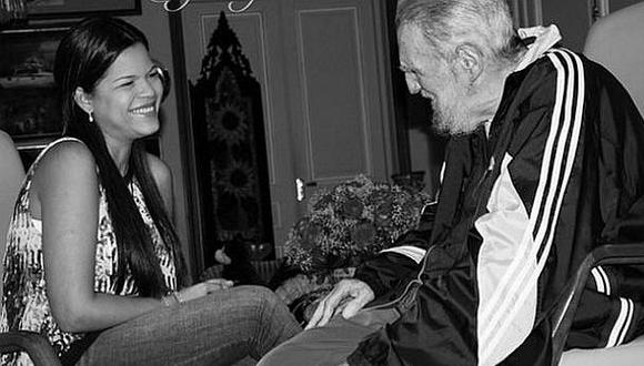Hija de Chávez sostiene un encuentro "mágico" con Fidel Castro