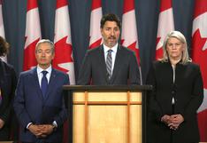 Trudeau prometió “justicia” a familiares de las víctimas del avión derribado en Irán 