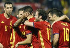 Con dos goles de David Silva, España venció 2-0 a Bélgica en fecha FIFA