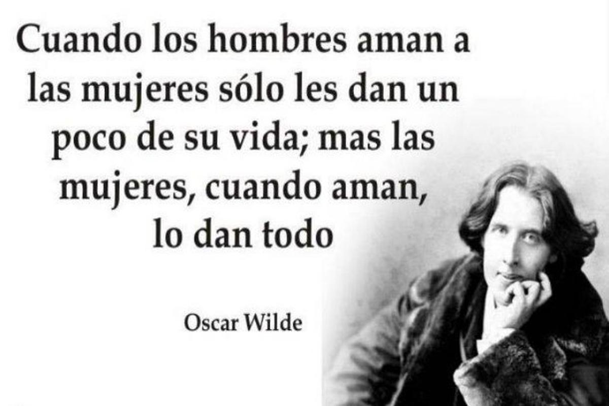 17 frases de Oscar Wilde sobre mujeres, amor y hombres | MUJERES 