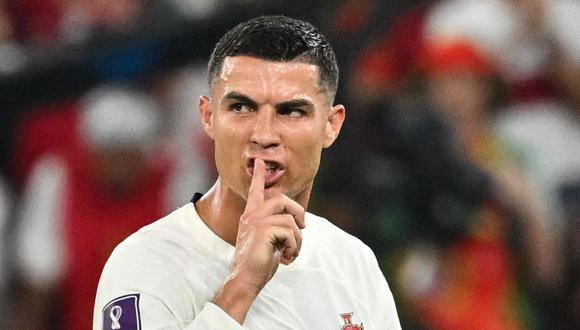 El polémico mensaje de Cristiano Ronaldo antes de enfrentar a Marruecos (Foto: AFP)