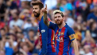 Barcelona goleó en el Camp Nou en la vuelta de Lionel Messi