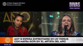 Amy Gutiérrez reta a Mayra Goñi en "El artista del año"