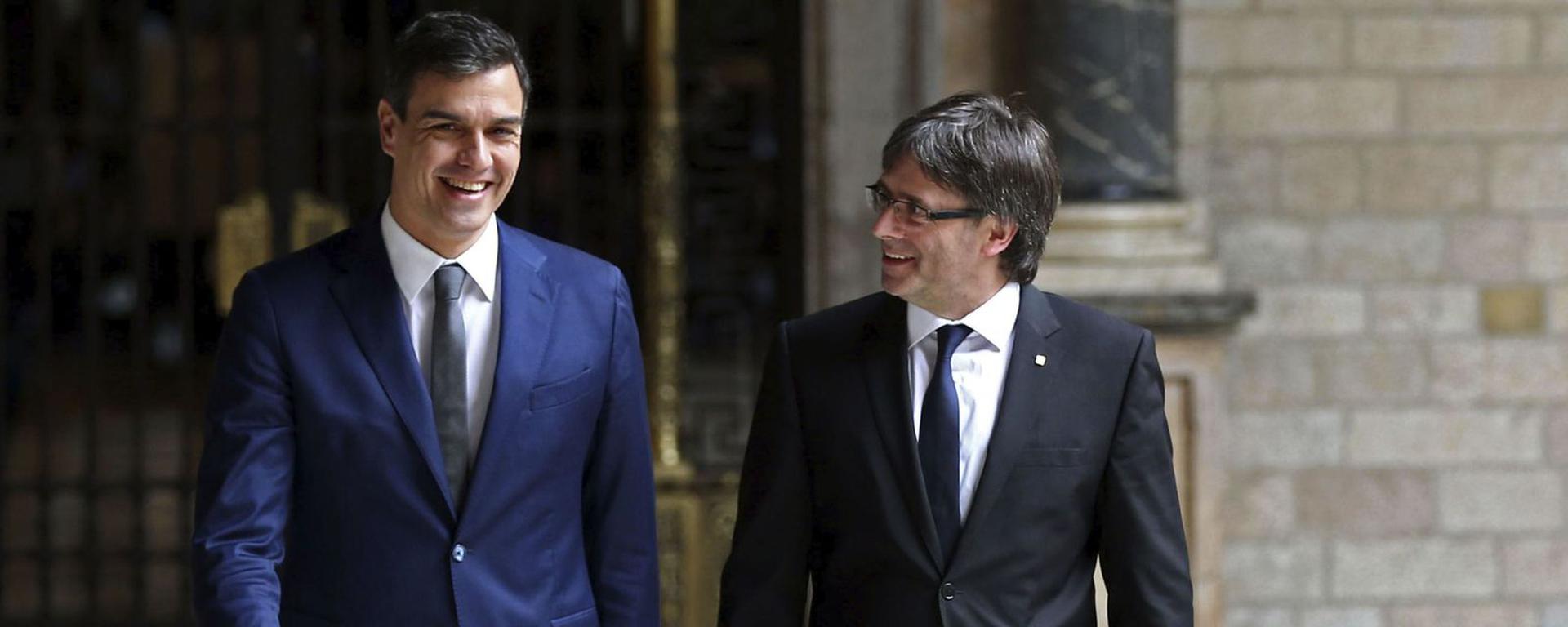 Los puntos más polémicos del acuerdo entre socialistas e independentistas catalanes para investir a Pedro Sánchez