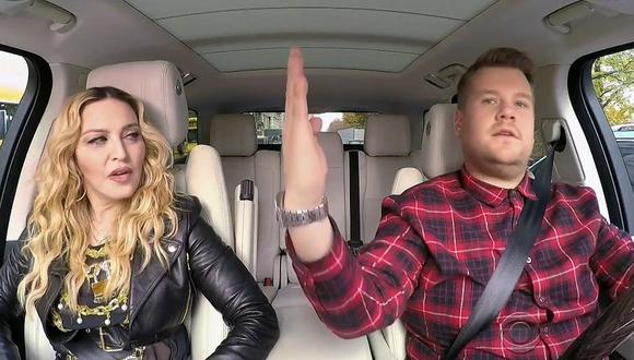 "Carpool Karaoke": Madonna reveló que besó a Michael Jackson