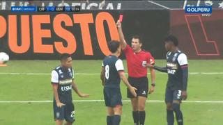 Sporting Cristal vs. San Martín: Saúl Salas fue expulsado y el club ‘santo’ se quedó con nueve jugadores | VIDEO