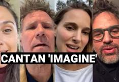 Actores de Hollywood cantan “Imagine” para animar la cuarentena