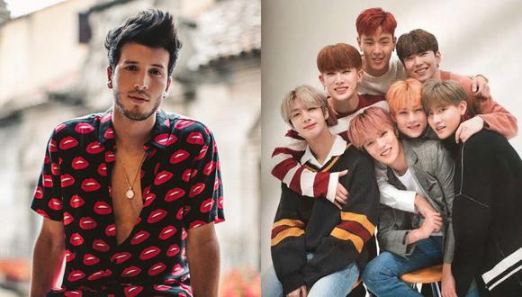 Sebastián Yatra y Monsta X. (Foto: Difusión)