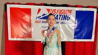 Jessica Jurka, joven deportista peruana, ganó medalla de oro en patinaje artístico