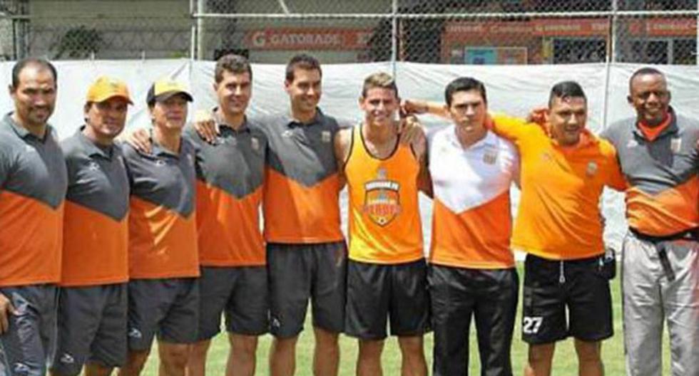 James Rodríguez inició sus entrenamientos, pero en el Envigado de Colombia (Foto: club Envigado)