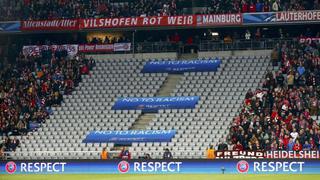 Así luce tribuna del Allianz Arena tras sanción de la UEFA