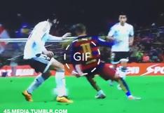Neymar y su ‘taco’ ante el Valencia hacen el gif del mes
