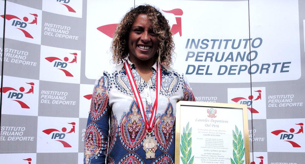 Analí Gómez recibió los Laureles Deportivo del Instituto Peruano del Deporte | Foto: IPD