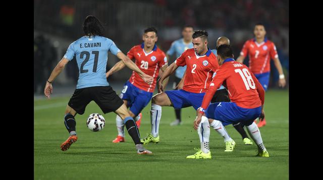 Chile vs. Uruguay: partido cargado de faltas y enfrentamientos - 34