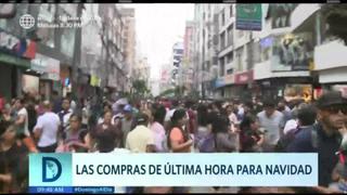 Limeños prefieren el centro de Lima y Gamarra para compras navideñas