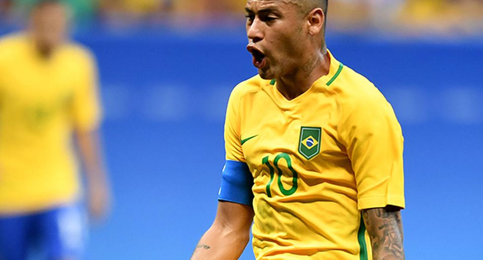 Neymar expuso su molestia tras el empate de Brasil ante Sudáfrica, en su debut en el Grupo A de los Juegos Olímpicos Río 2016. (Foto: AFP)