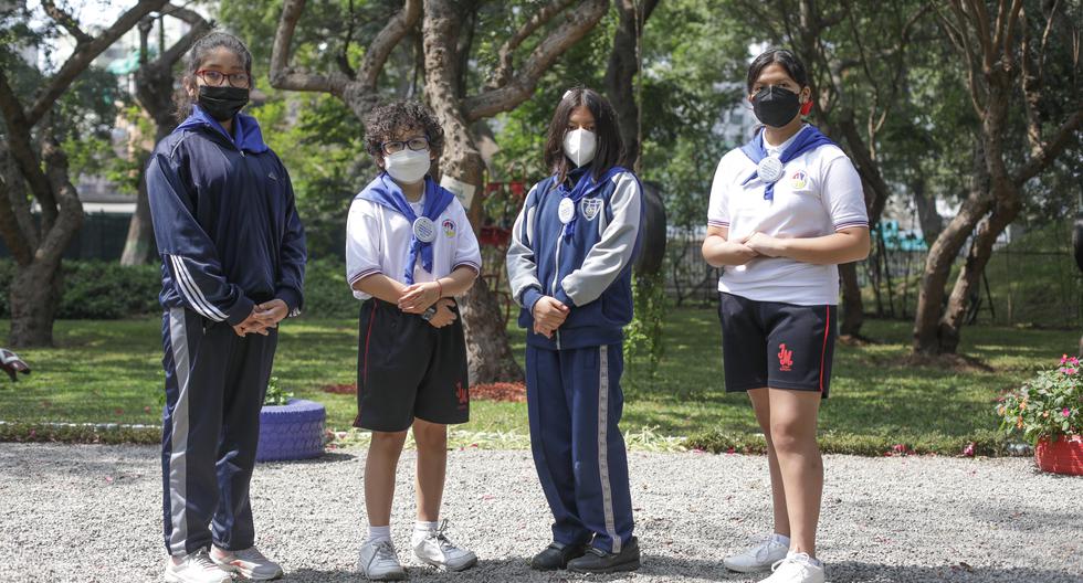 Cuatro niños compartieron sus experiencias con El Comercio sobre el reciclaje y el medio ambiente. (Foto: Britanie Arroyo)