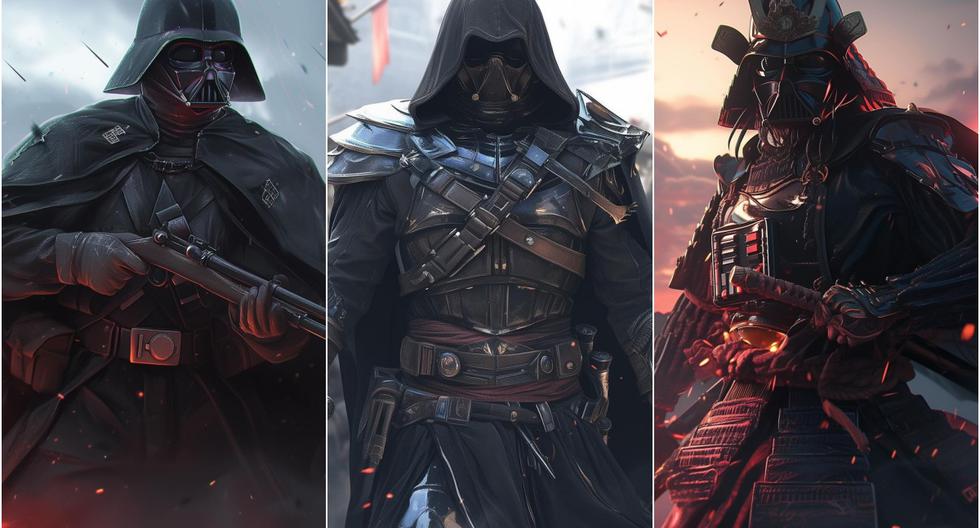 Darth Vader: from samurai to gladiator, this is what the Star Wars villain would look like in different periods of history according to AI |  Midjourney |  Batman |  The Punisher |  TECHNOLOGY