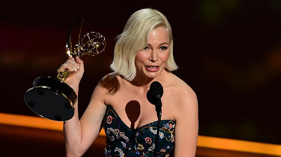 Michelle Williams en el Emmy 2019. (Foto: AFP)