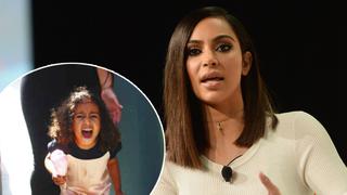 Hija de 3 años de Kim Kardashian se cansó del acoso y se enfrentó a los 'paparazzi'