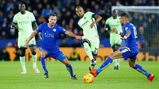 Leicester empató 0-0 con Manchester City en la Premier League