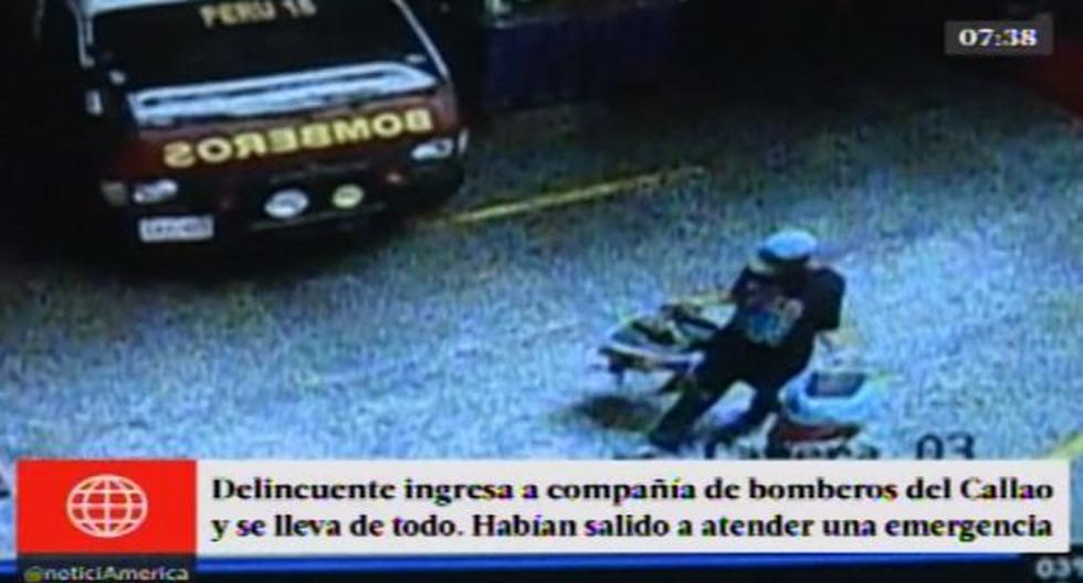 Bomberos fueron víctimas de asalto. (Fot: América Noticias)