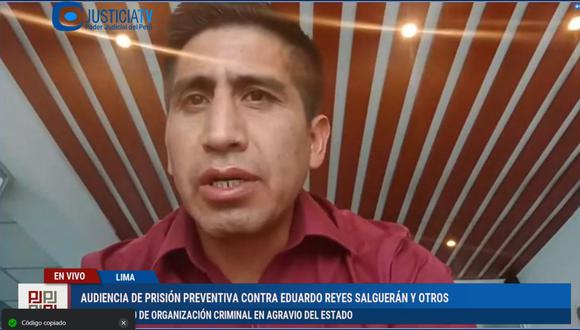 Poder Judicial evalúa pedido de prisión preventiva contra 20 investigados, entre ellos figuran el secretario de organización de Perú Libre, Arturo Cárdenas (Captura TV).