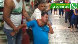 Niño atrapó a ladrón de celulares en el Centro de Lima [VIDEO]