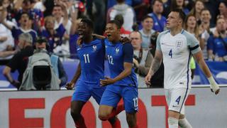 Francia venció 3-2 a Inglaterra en intenso partido amistoso FIFA