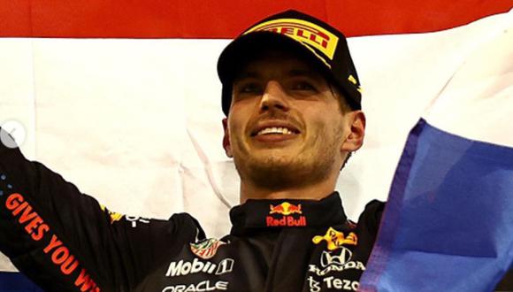 Durante su celebración, Verstappen consiguió su primer título de la Fórmula 1. Foto: Max Verstappen IG.