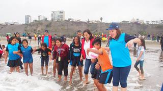 Escolares provenientes de pueblos originarios conocieron el mar en la última jornada del Tinkuy 2019 