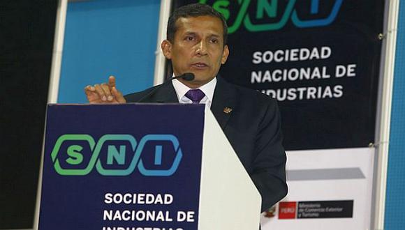 Humala presentó paquete de medidas en tres frentes