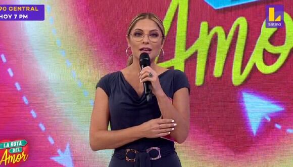 Karina Rivera se despidió así de “La ruta del amor”: programa será reemplazado por una telenovela turca. (Foto: Captura de video)