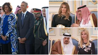 Trump atacó a Michelle Obama por no usar velo en Arabia Saudí, pero su familia hace lo mismo