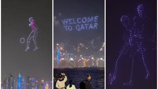 Qatar 2022: el increíble show de drones que celebró el comienzo del Mundial (VIDEO)