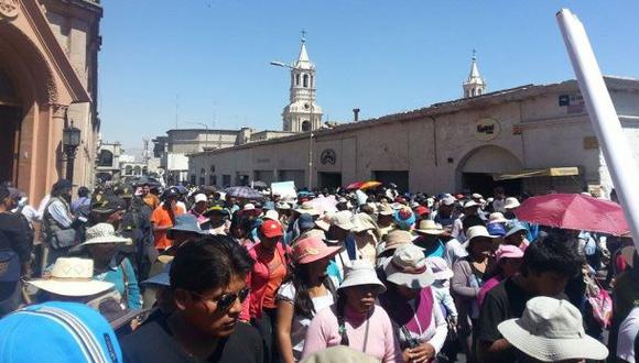 Arequipa es escenario de nuevas marchas contra Tía María