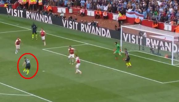 Manchester City vs. Arsenal: Bernardo Silva marcó golazo para el 2-0 de los citizens. (Foto: captura de video)