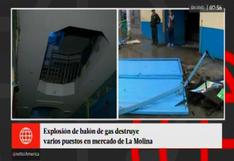 La Molina: estallido de balón de gas destruye puestos de mercado