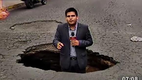 Beto Ortiz: ¿Cuántos reporteros caben en cráter de La Victoria?