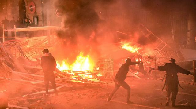 Francia: Protesta de chalecos amarillos dejó cerca de 2.000 detenidos. (AFP)