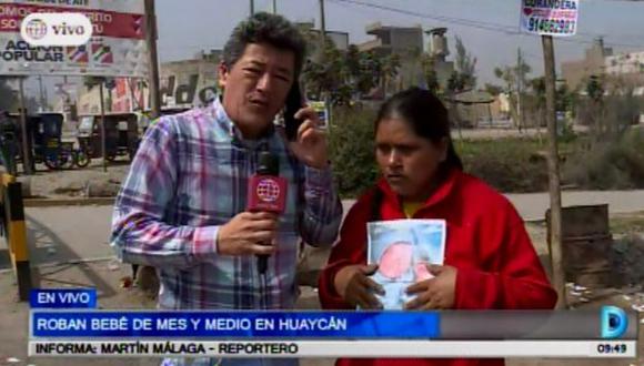 La madre está desesperada. (Foto: Captura/Domingo al Día)