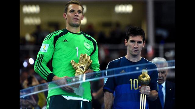 Lionel Messi y los ganadores del Balón de Oro en los mundiales - 1