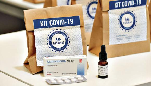 Fármacos eran entregados en kits de tratamiento básico de Essalud desde mayo.